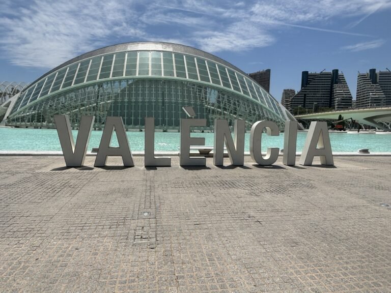 Schriftzug Valencia